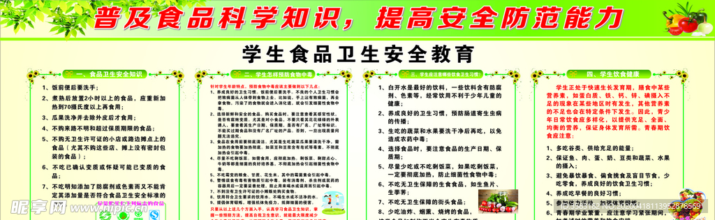 食品卫生安全知识