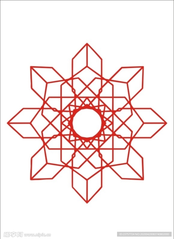 花朵花纹和边框时尚