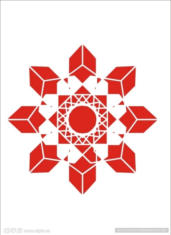 窗花花朵花纹时尚