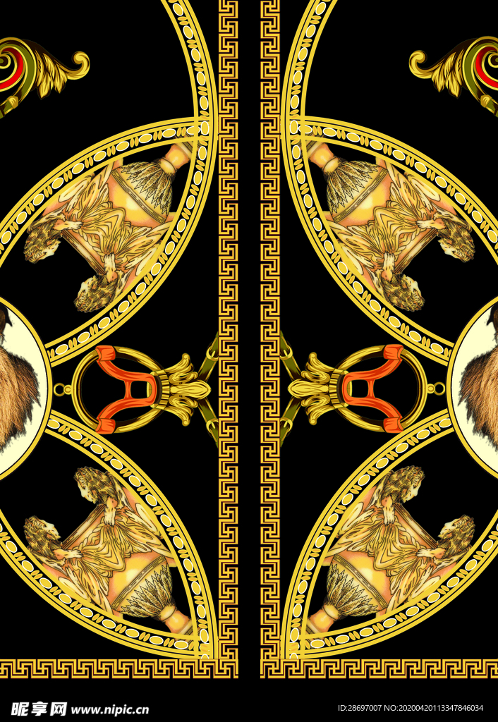 男装 定位 大牌图案 数码印花