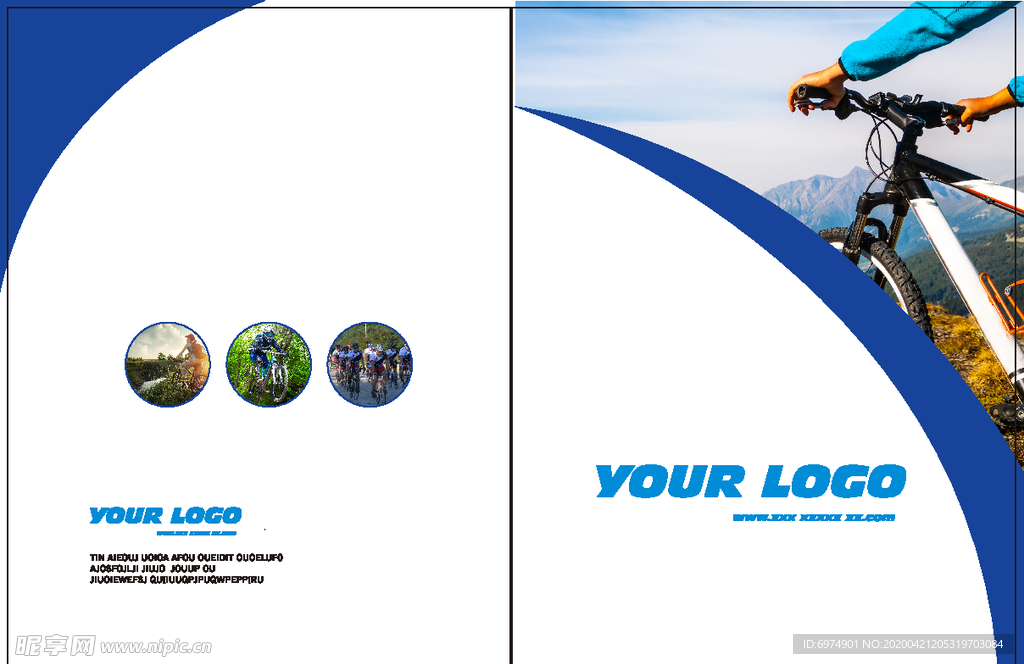 自行车画册封面
