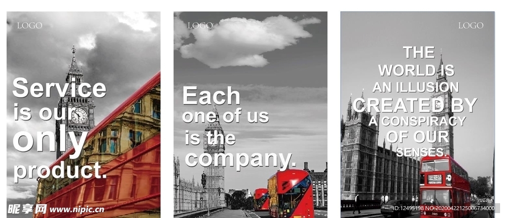 英语 装饰 海报 风景