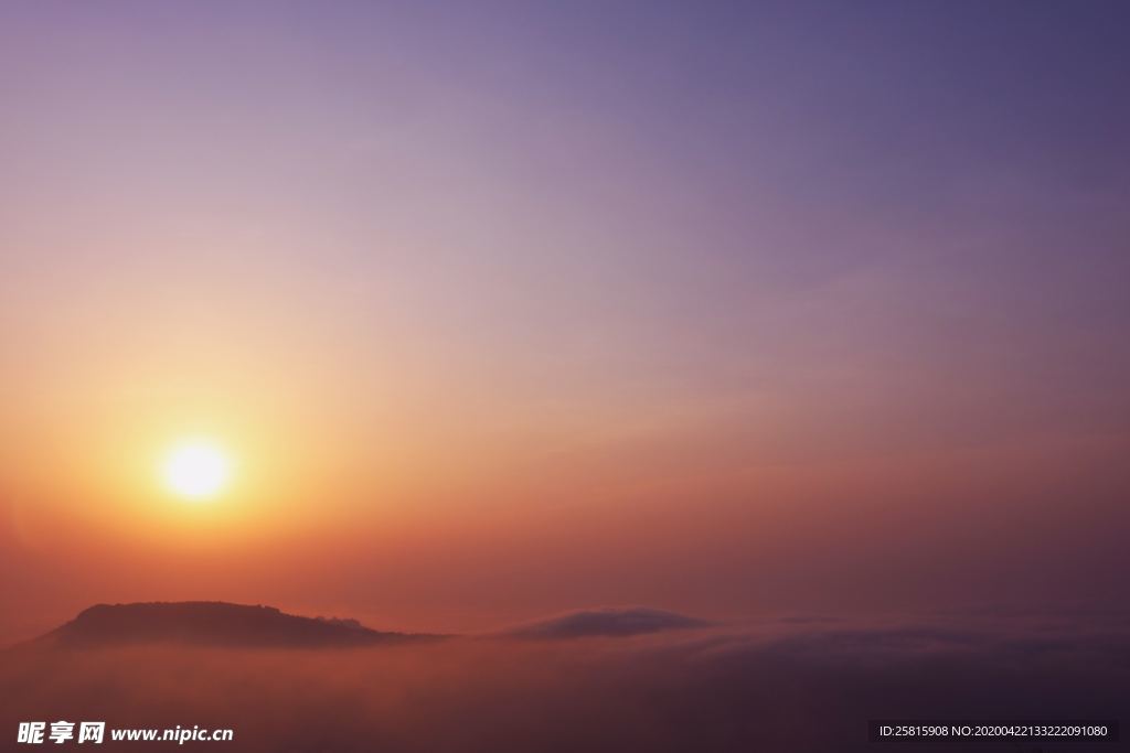 日出旭日云霞图片