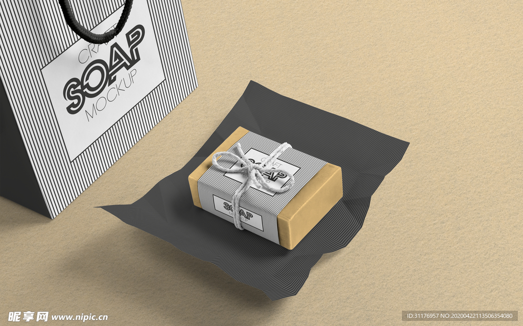 包装样品效果贴图