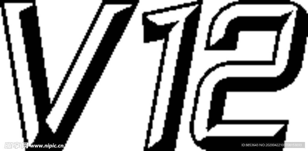 V12标志