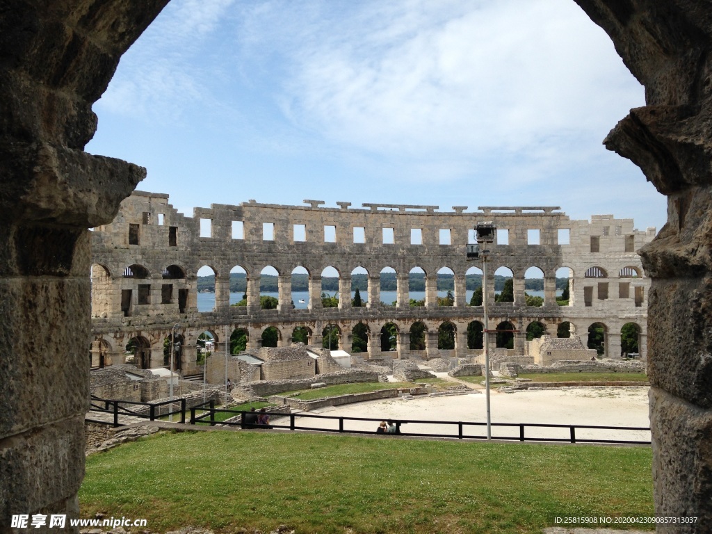 克罗地亚海岸风景