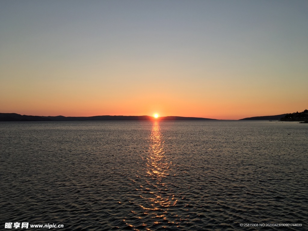 克罗地亚海岸风景