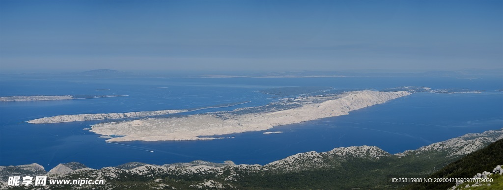 克罗地亚海岸风景