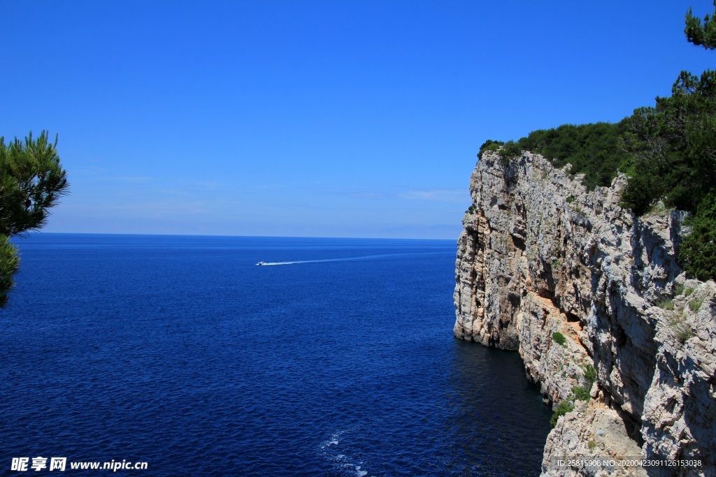 克罗地亚海岸风景