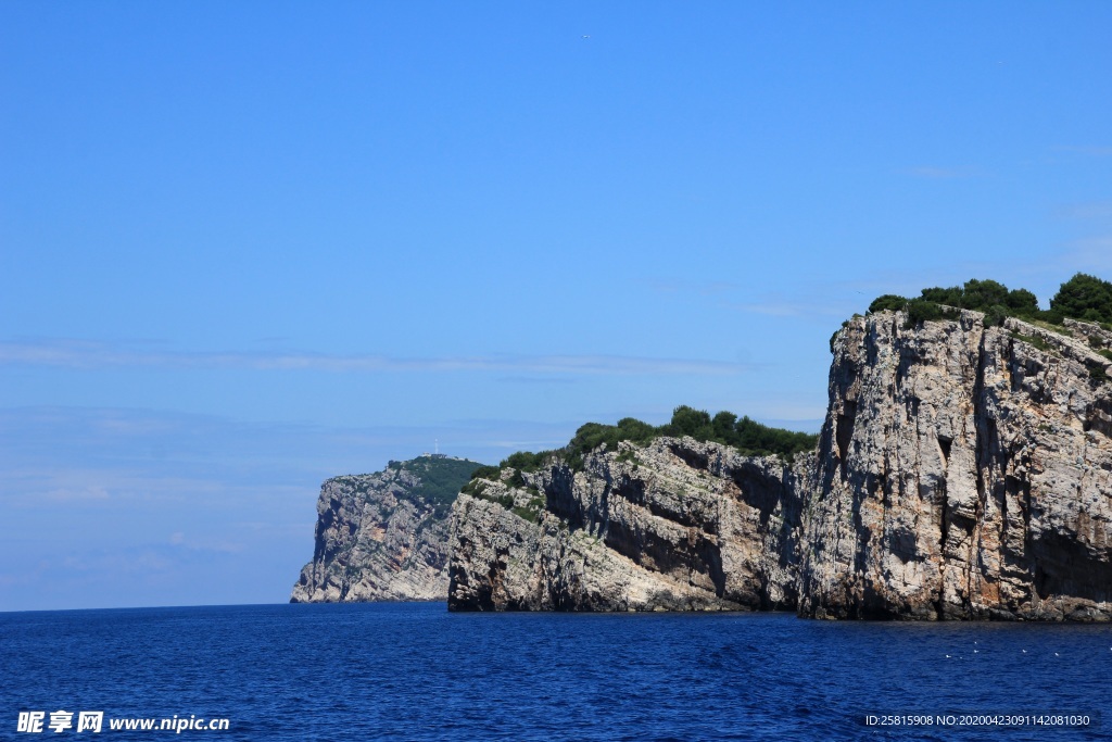 克罗地亚海岸风景