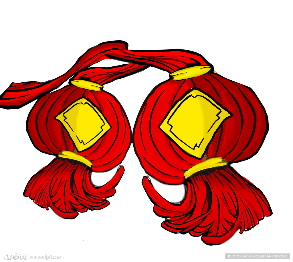 灯笼商业插画素材