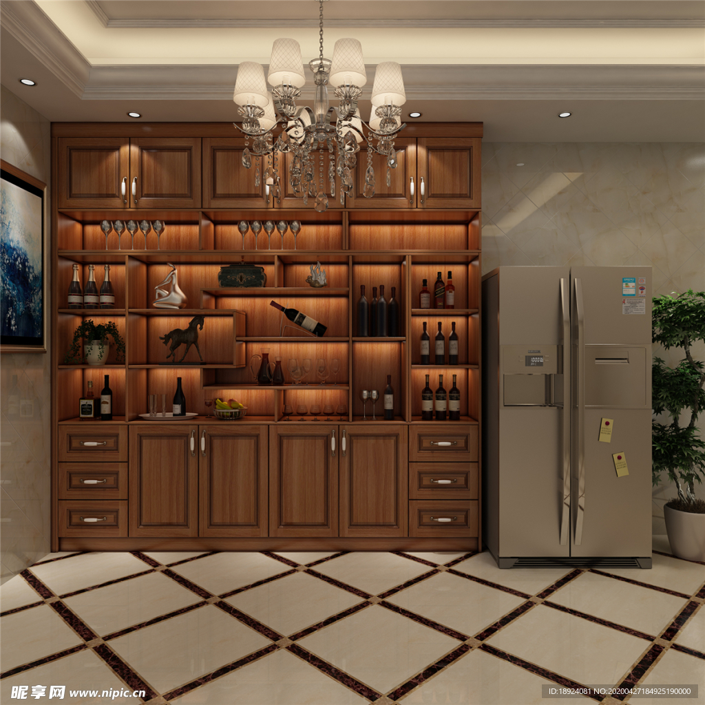 全屋定制 酒柜 高清 家居 设
