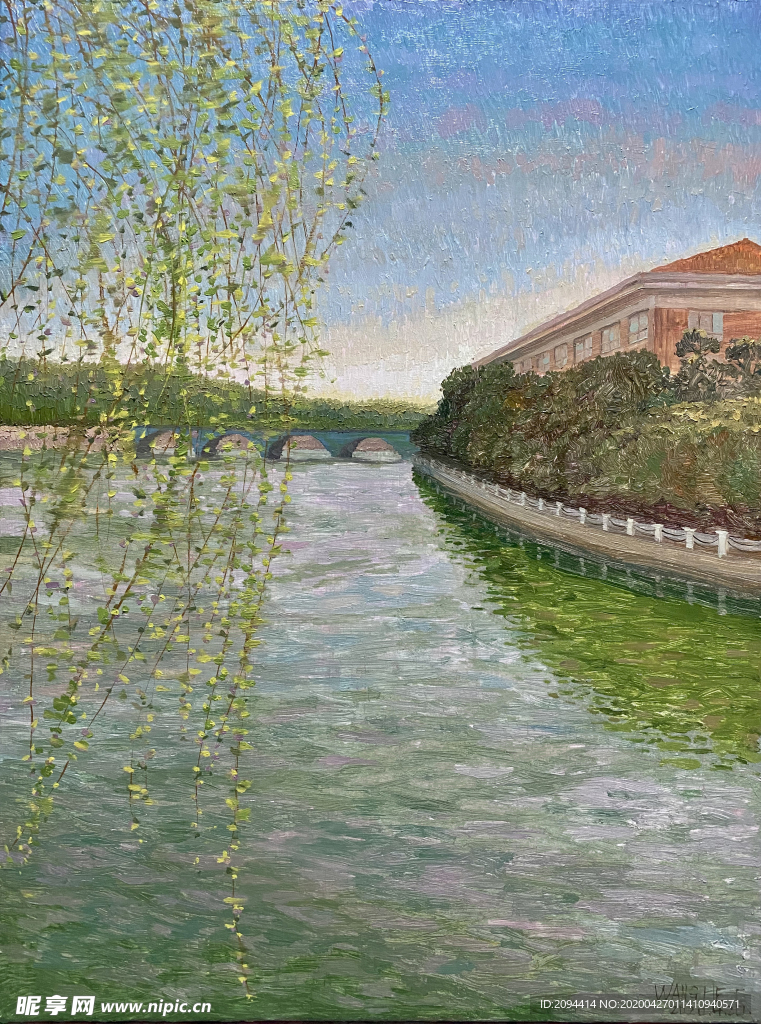 印象派风景油画