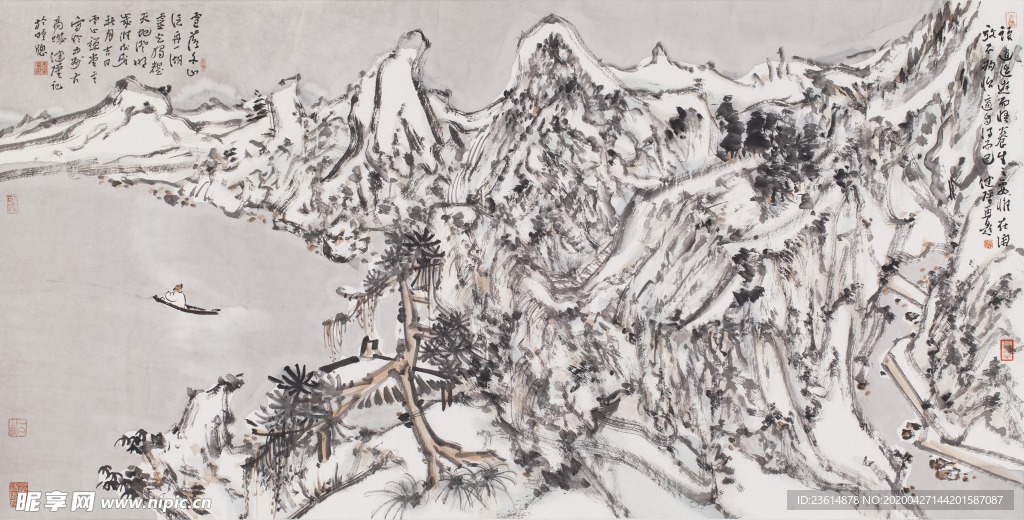 国画山水写意高清大图