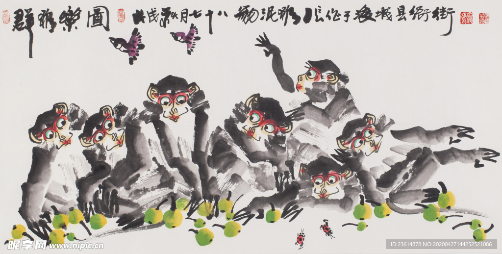 国画花鸟写意高清大图