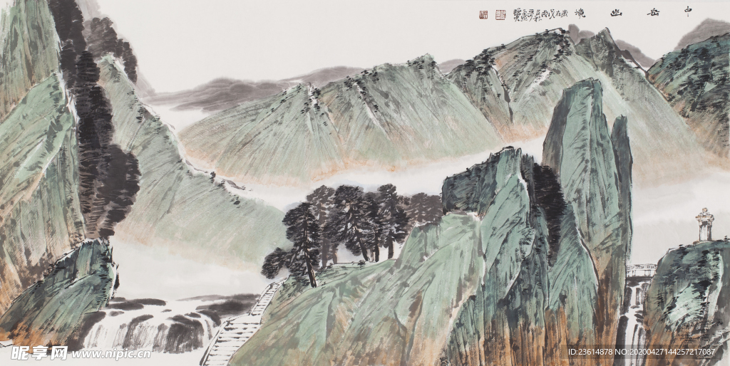 国画山水写意高清大图