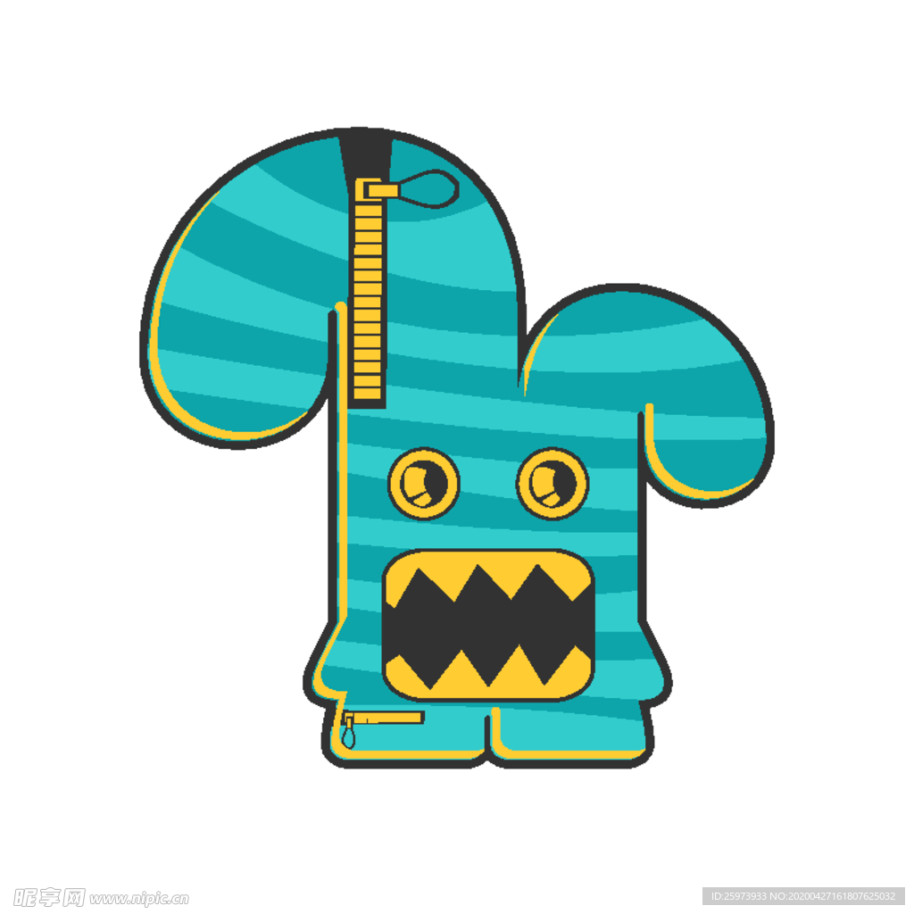 卡通动物 动物头像 狐狸白熊