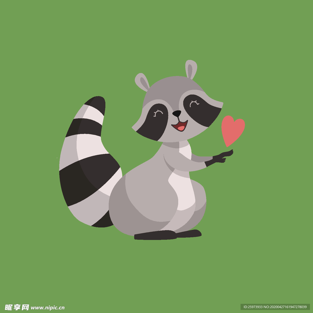 卡通动物 动物头像 狐狸白熊