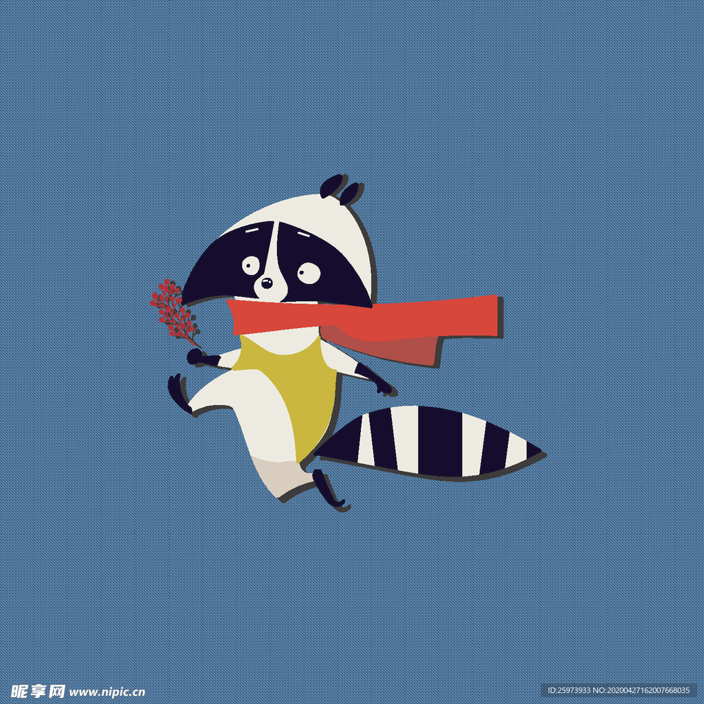 卡通动物 动物头像 狐狸白熊