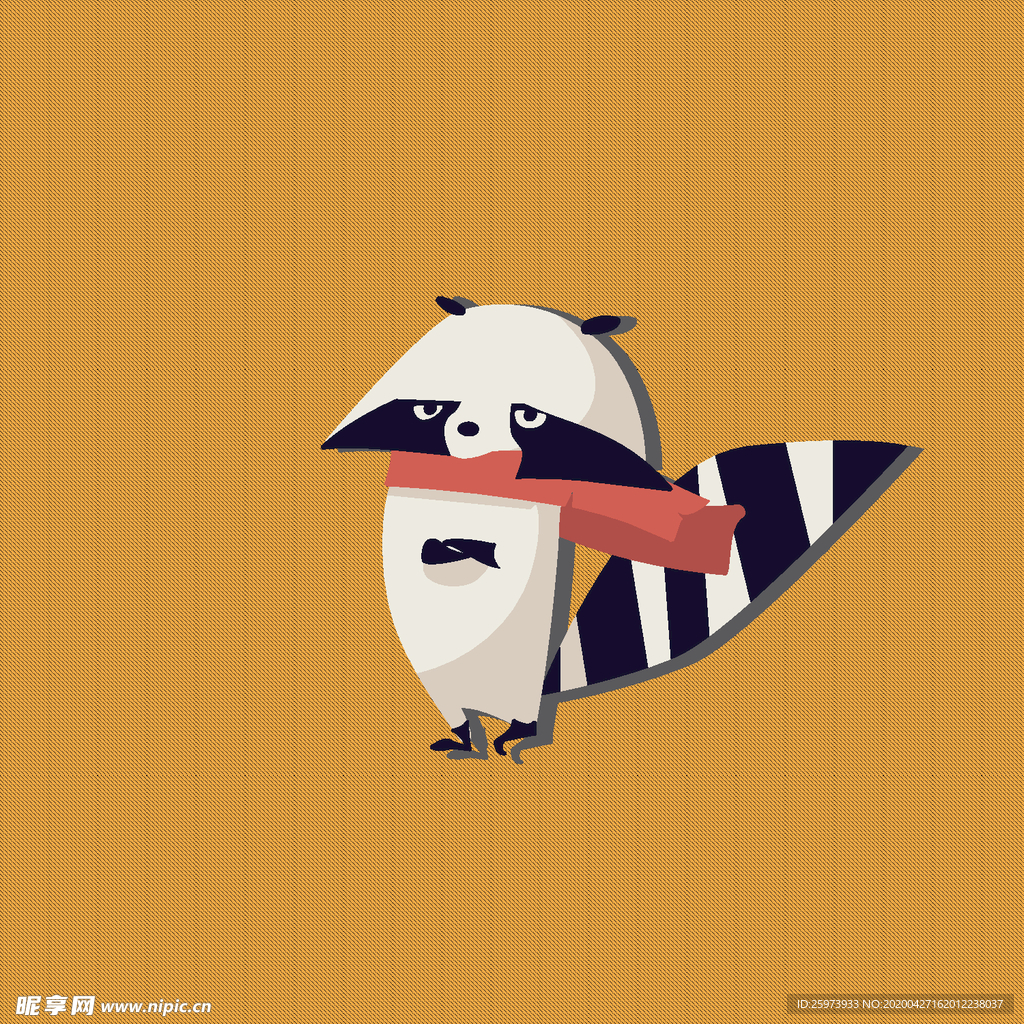 卡通动物 动物头像 狐狸白熊