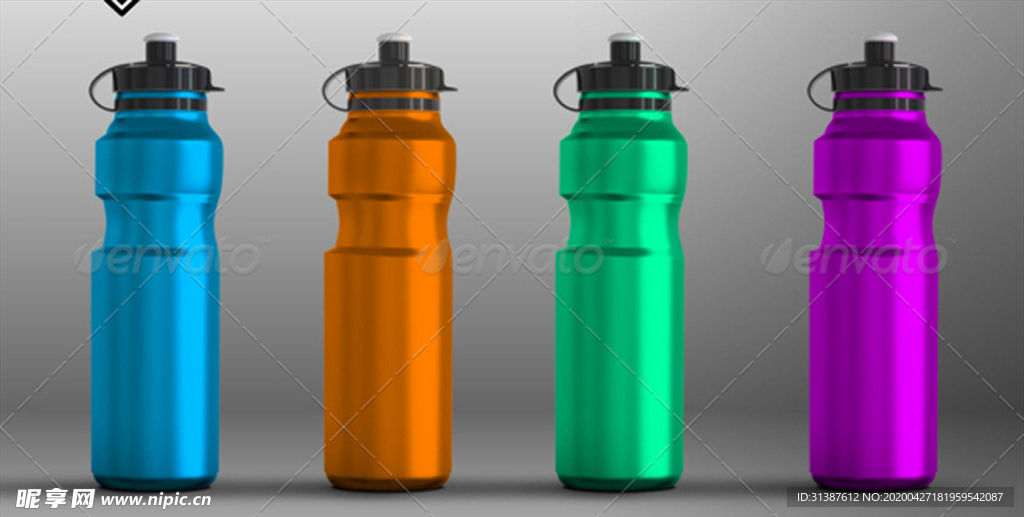 运动便携水壶样机