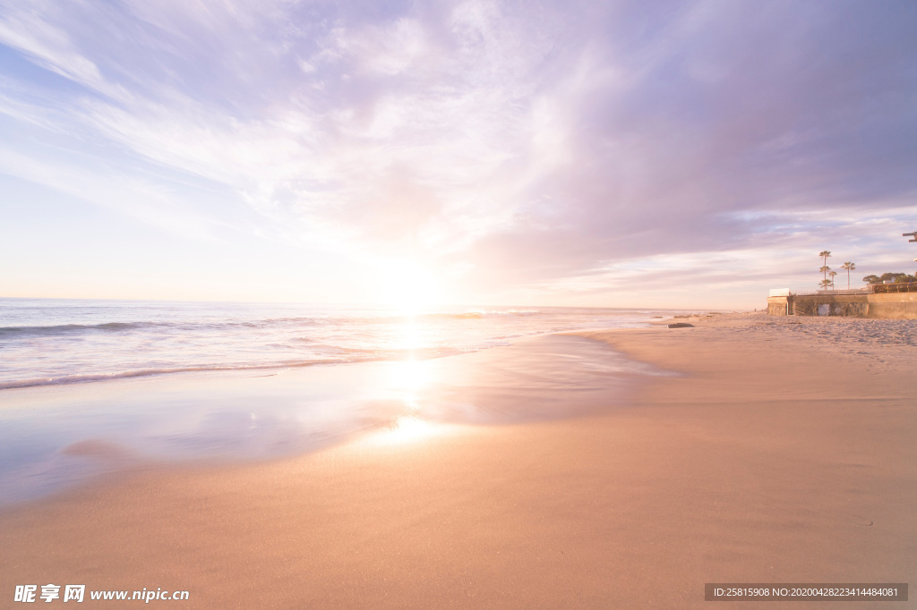 沙滩海岸唯美图片