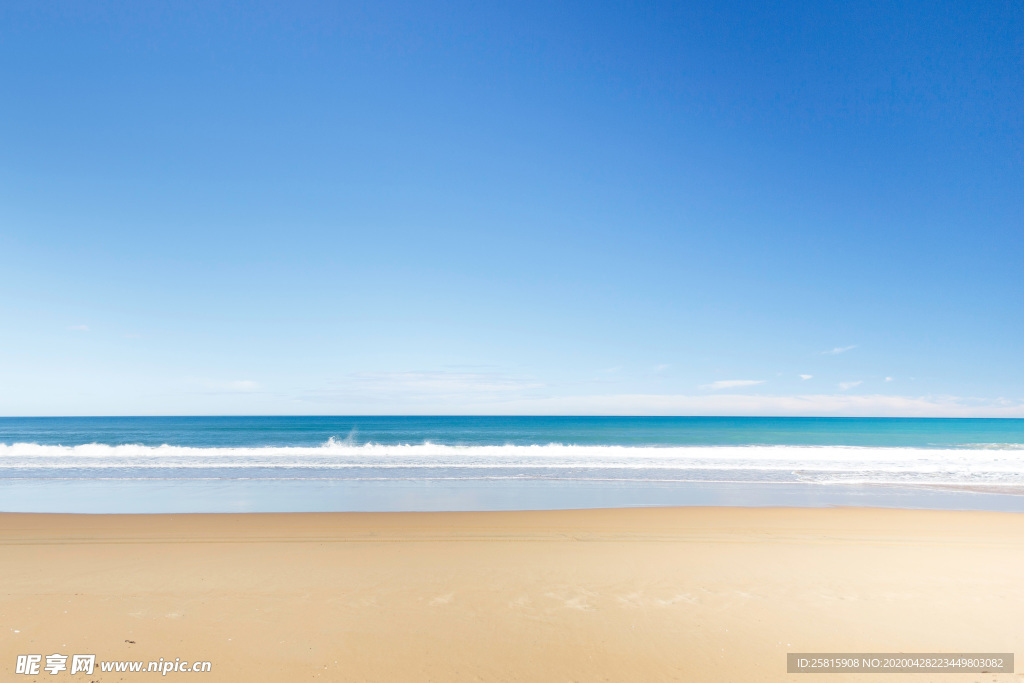 沙滩海岸唯美图片