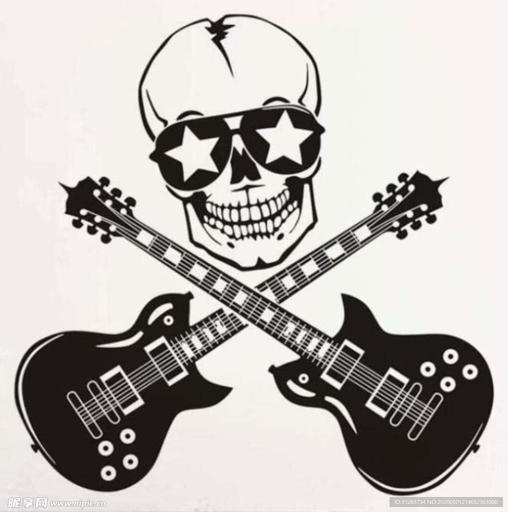 骷髅吉他