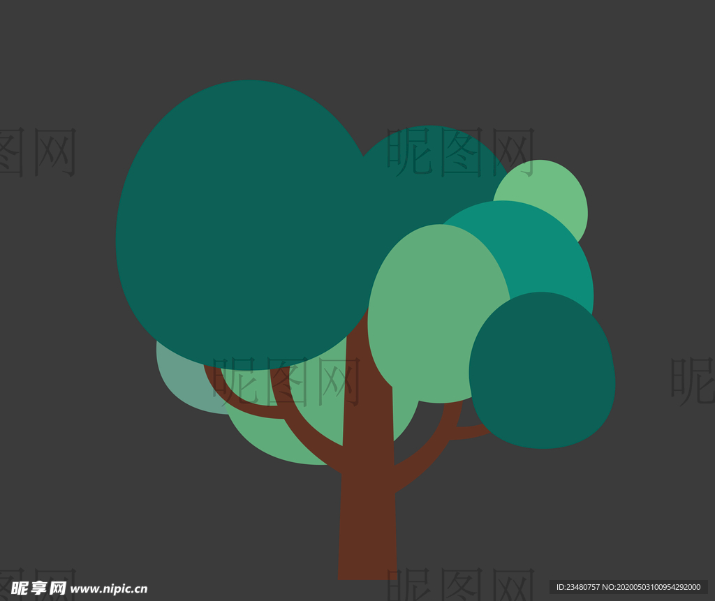 大树UI标识标志