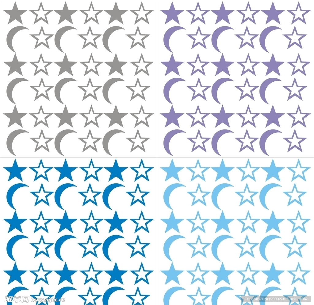 星星月亮