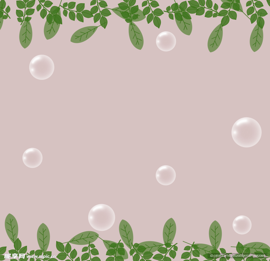 紫色气泡绿色背景