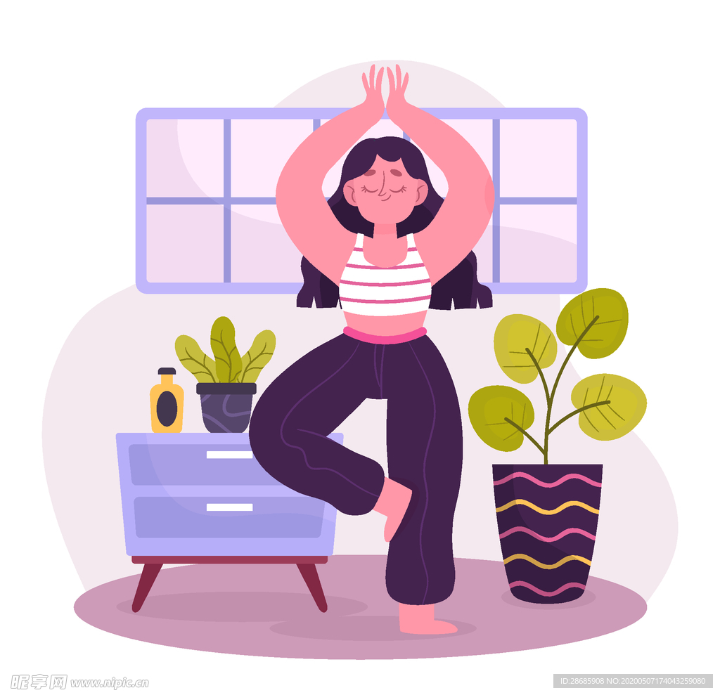 矢量卡通休闲人物