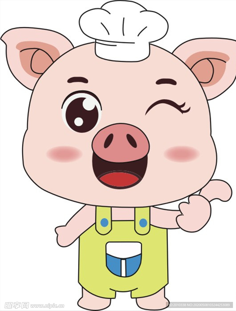 卡通小猪素材