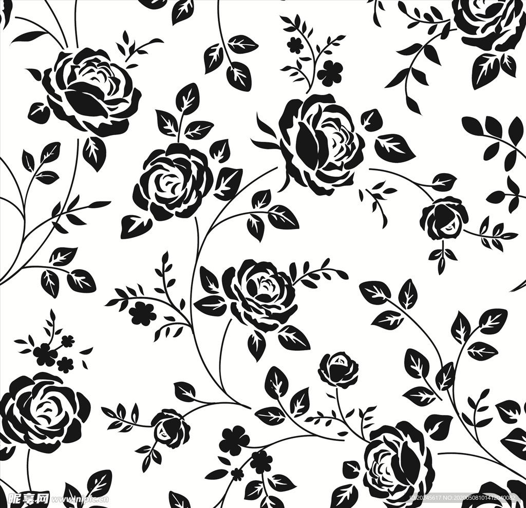 牡丹花植物花纹