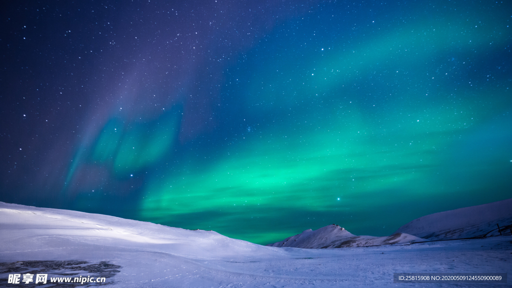 极光星空宇宙图片