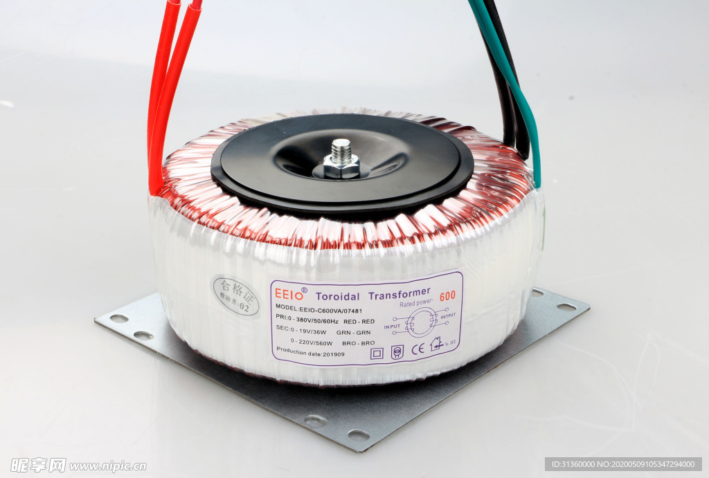 600W环形变压器全铜线绕制