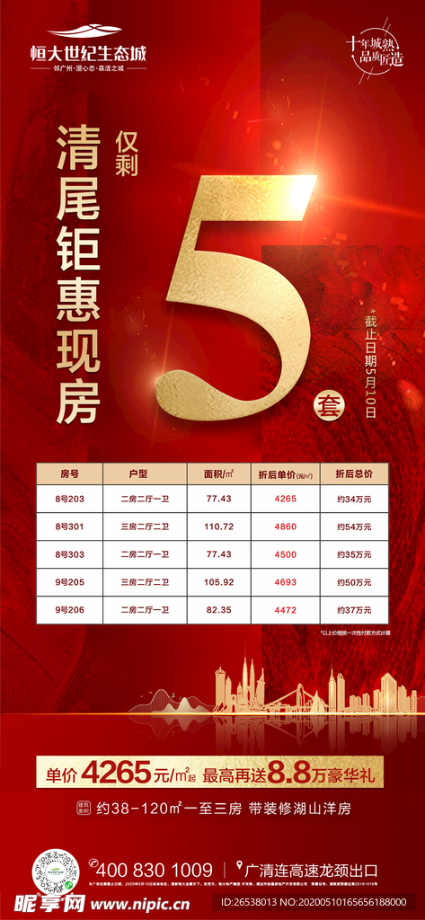 地产热销一口价刷屏稿