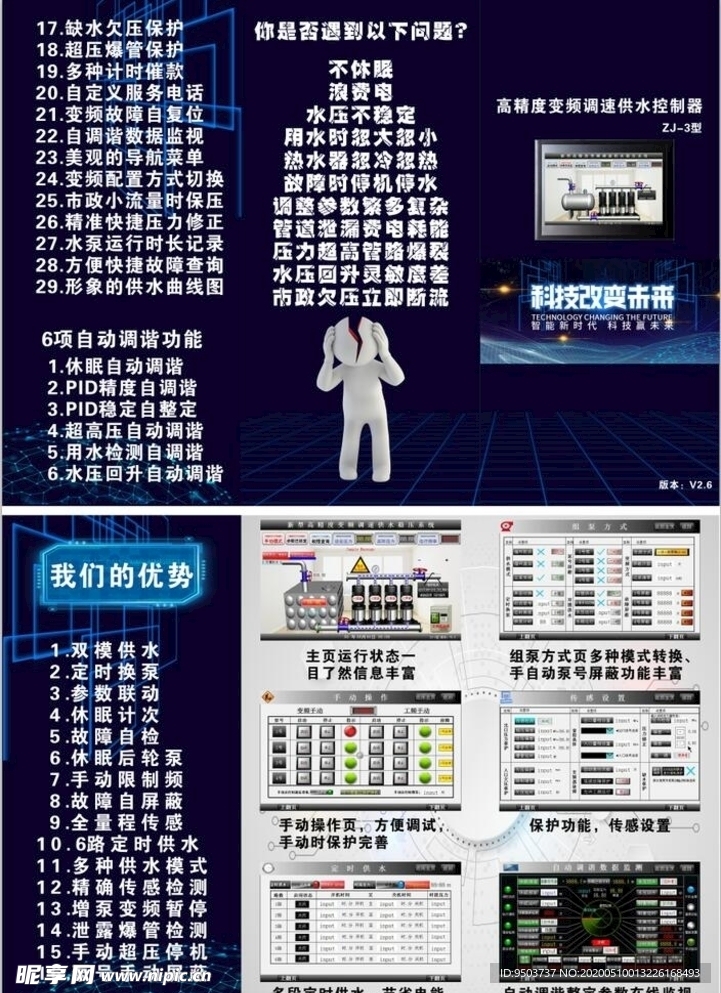 科技产品宣传页
