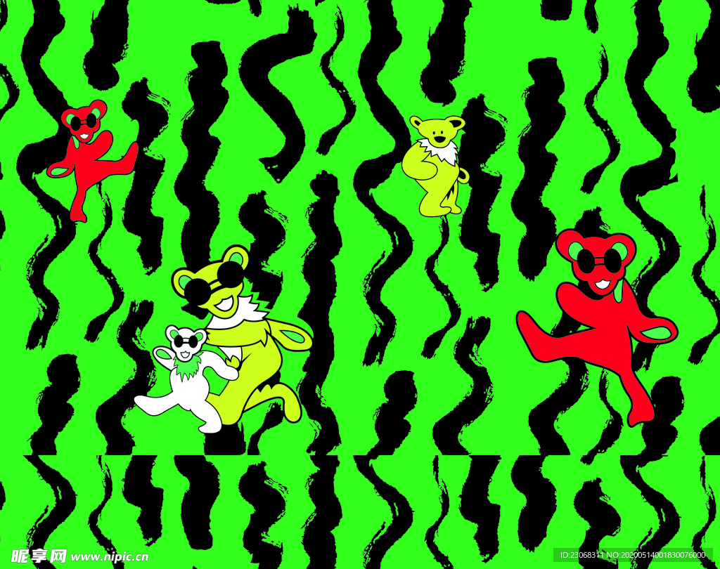 大牌卡通定位花