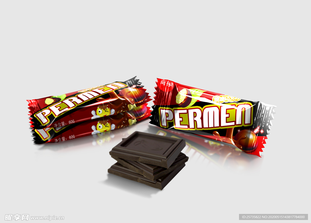 巧克力包装 包装样机