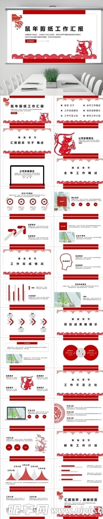 2020年鼠年剪纸工作汇报总结