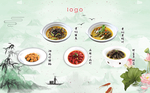 夏季新菜品展板