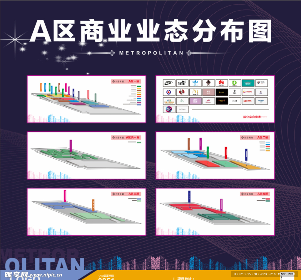 商业业态平面图