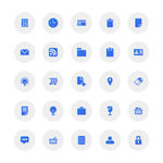 互联网+电商手机小图标矢量图