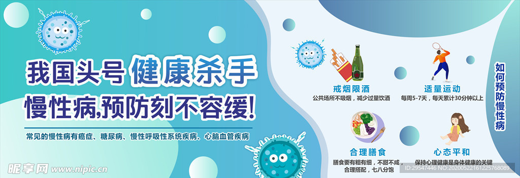 健康宣传栏背景