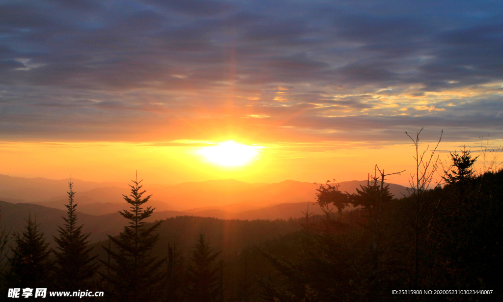 日落夕阳唯美图片