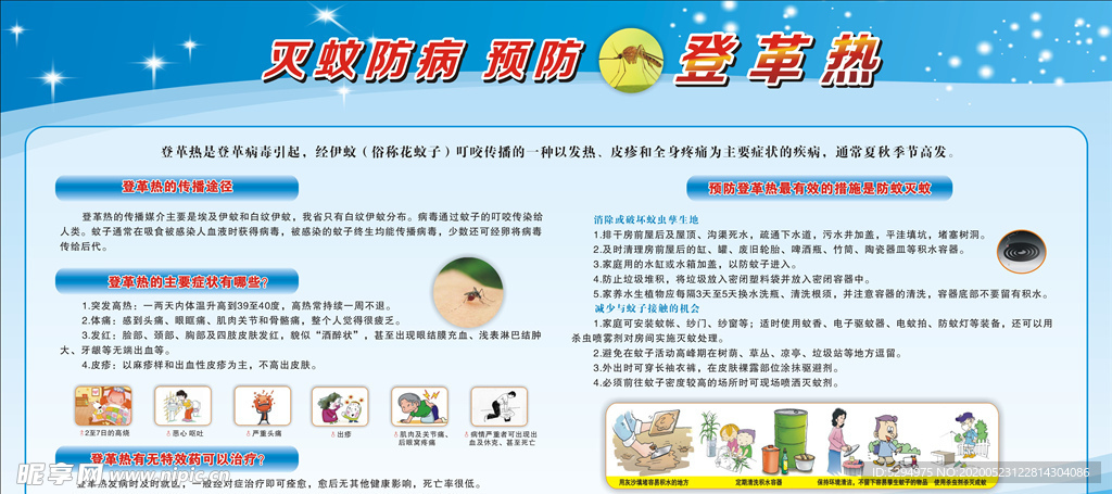 登革热展板