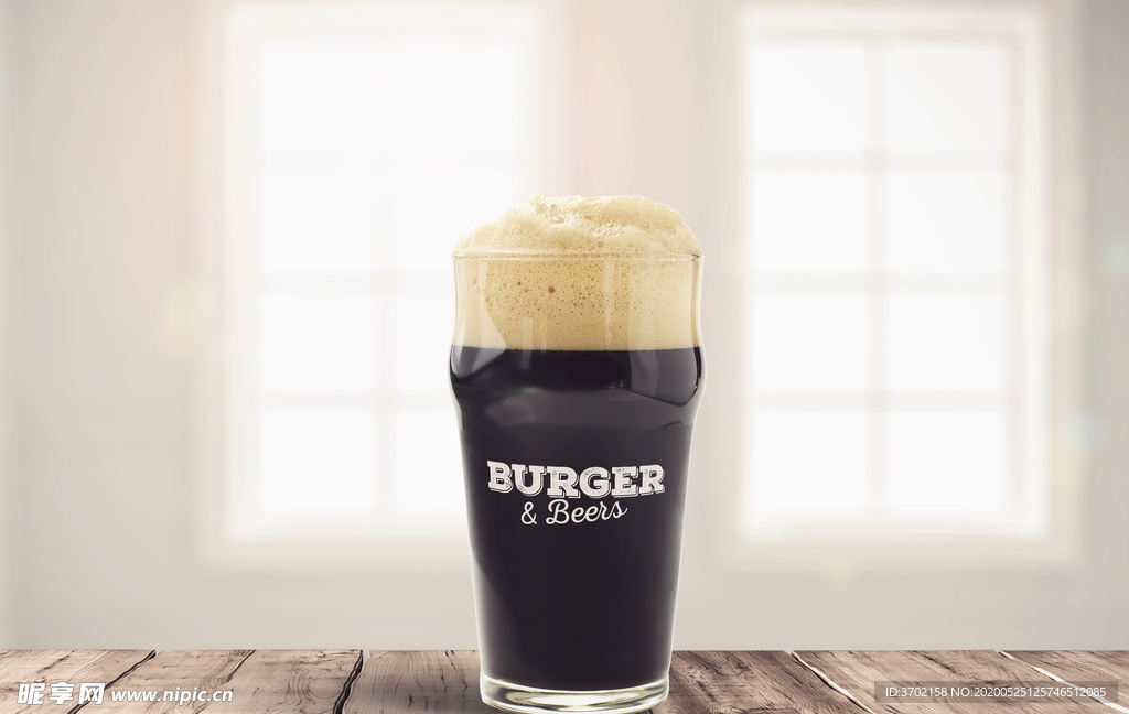快餐店酒吧啤酒分层素材