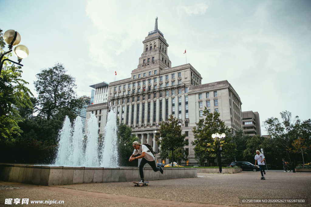 滑板休闲运动炫酷图片