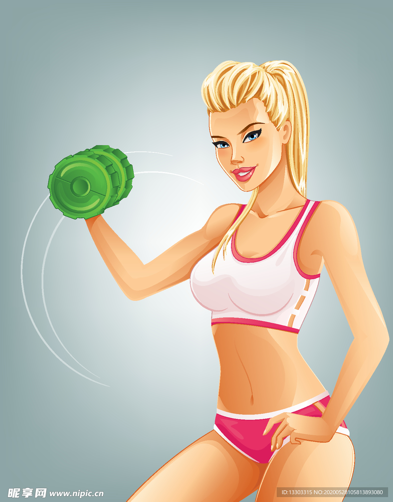健身矢量素材